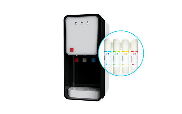 Dispensador Platinum Sobre Tarja de Agua Fría y Caliente 4C